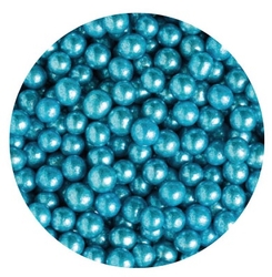 Cukrová dekorace - Kuličky AZUROVÉ modré / 30 g (Decora) 